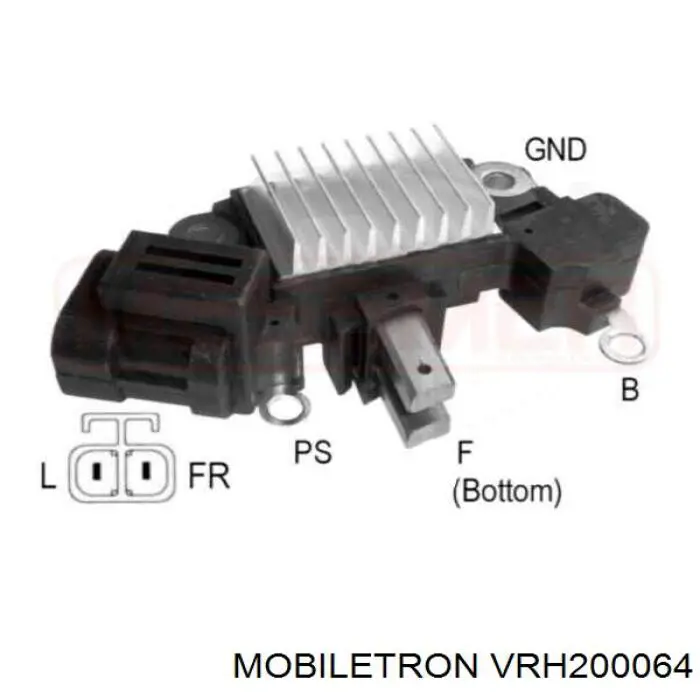 Купити VRH200064 Mobiletron Реле регулятор напруги генератора