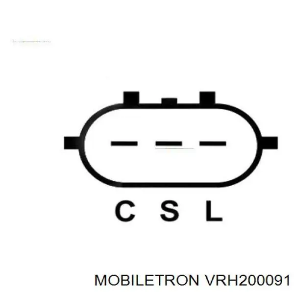 Купити VRH200091 Mobiletron Реле регулятор напруги генератора