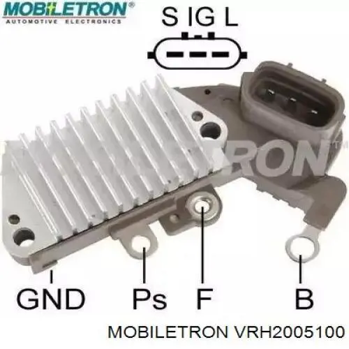 Купити VRH2005100 Mobiletron Реле регулятор напруги генератора