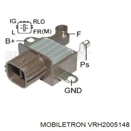 Купити VRH2005148 Mobiletron Реле регулятор напруги генератора