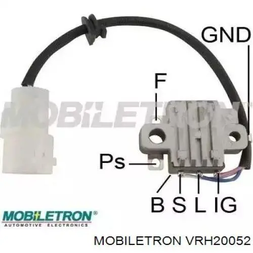 VRH20052 Mobiletron реле-регулятор генератора, (реле зарядки)
