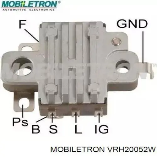 Купити VRH20052W Mobiletron Реле регулятор напруги генератора