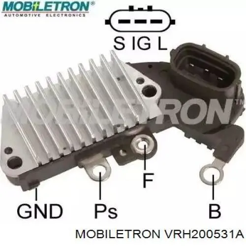 Купити VRH200531A Mobiletron Реле регулятор напруги генератора