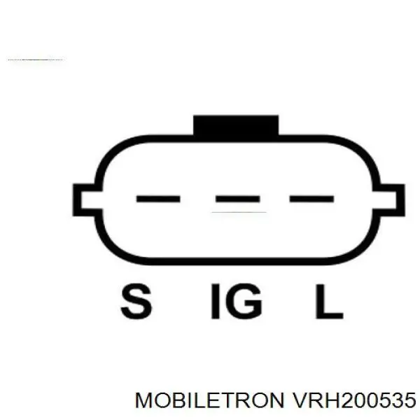 VRH200535 Mobiletron реле-регулятор генератора, (реле зарядки)