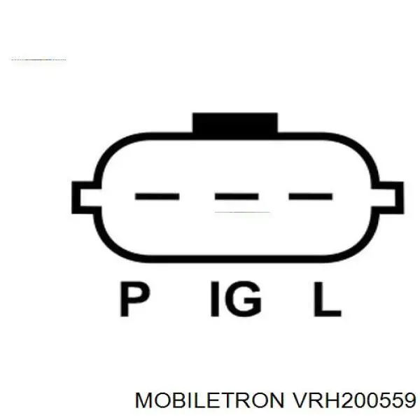 VRH200559 Mobiletron реле-регулятор генератора, (реле зарядки)