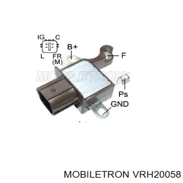Купити VRH20058 Mobiletron Реле регулятор напруги генератора