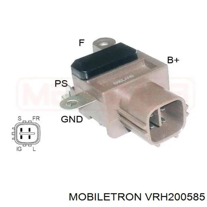 VRH200585 Mobiletron реле-регулятор генератора, (реле зарядки)