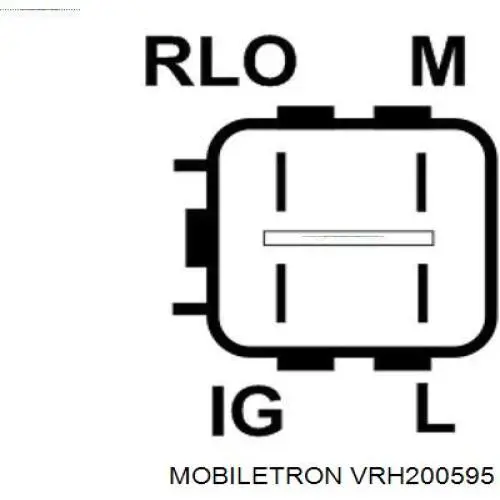 VRH200595 Mobiletron реле-регулятор генератора, (реле зарядки)