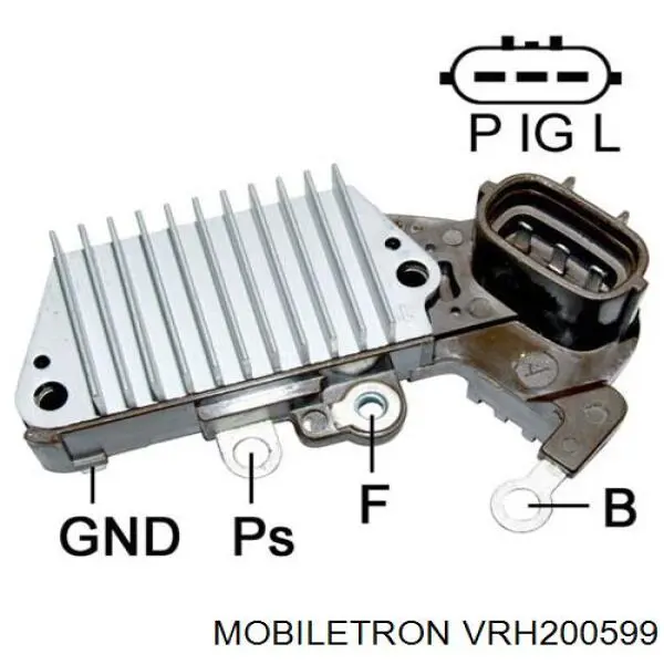 VRH200599 Mobiletron реле-регулятор генератора, (реле зарядки)