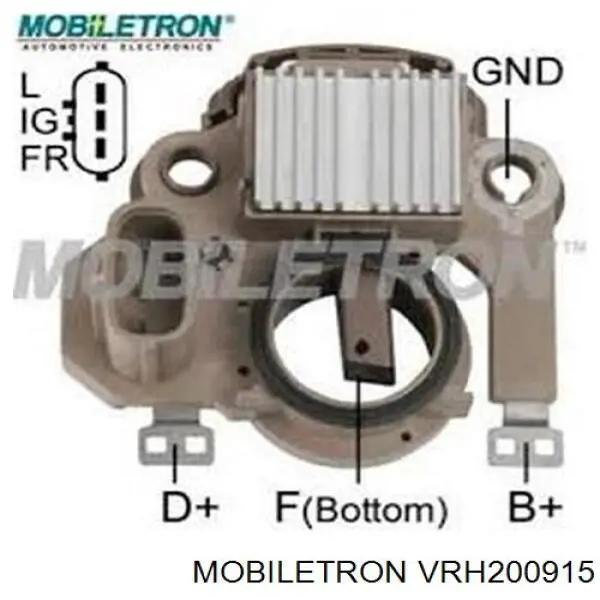 Реле-регулятор генератора, (реле зарядки) VRH200915 Mobiletron