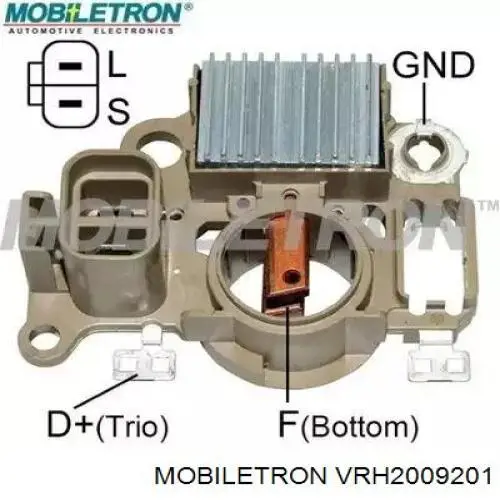 VRH2009201 Mobiletron реле-регулятор генератора, (реле зарядки)
