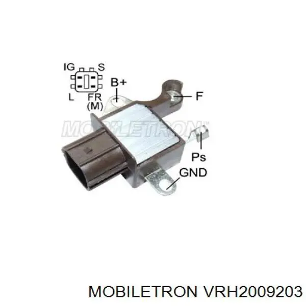 Купити VRH2009203 Mobiletron Реле регулятор напруги генератора