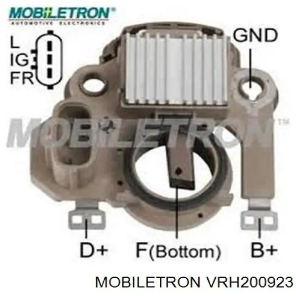VRH200923 Mobiletron реле-регулятор генератора, (реле зарядки)