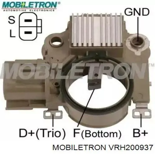 VRH200937 Mobiletron реле-регулятор генератора, (реле зарядки)