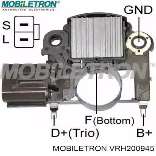 VRH200945 Mobiletron реле-регулятор генератора, (реле зарядки)