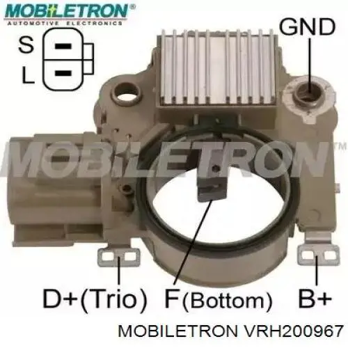 Реле зарядки генератора Mobiletron VRH200967 ціна, від 14.61 USD
