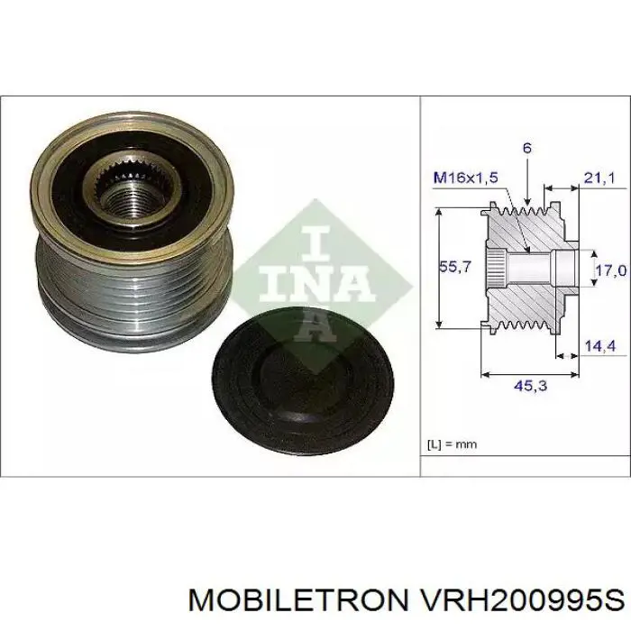 Купити VRH200995S Mobiletron Реле регулятор напруги генератора