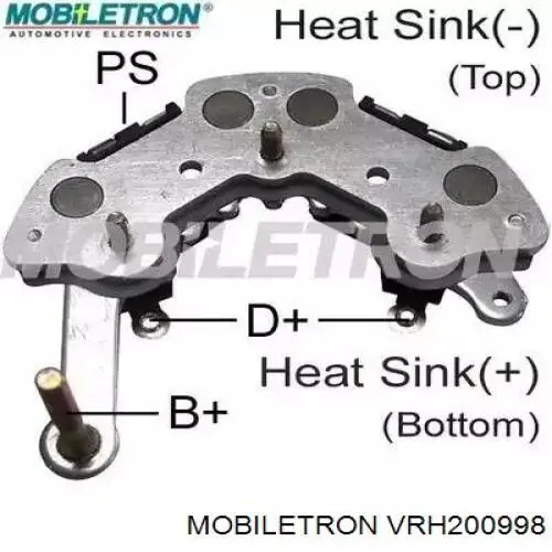 Реле зарядки генератора Mobiletron VRH200998 ціна, від 25.87 USD