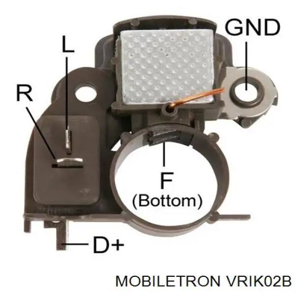 Реле-регулятор генератора, (реле зарядки) VRIK02B Mobiletron