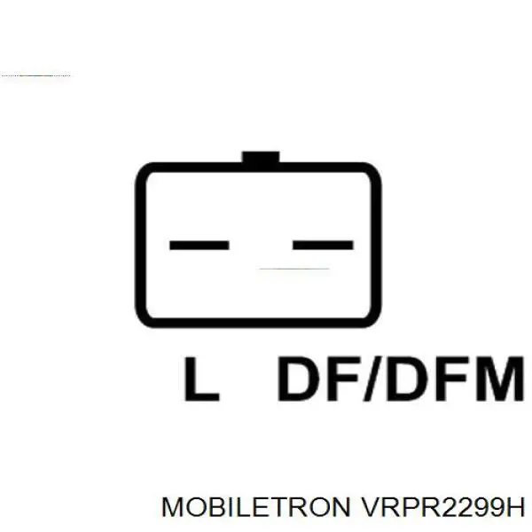 Купити VRPR2299H Mobiletron Реле регулятор напруги генератора