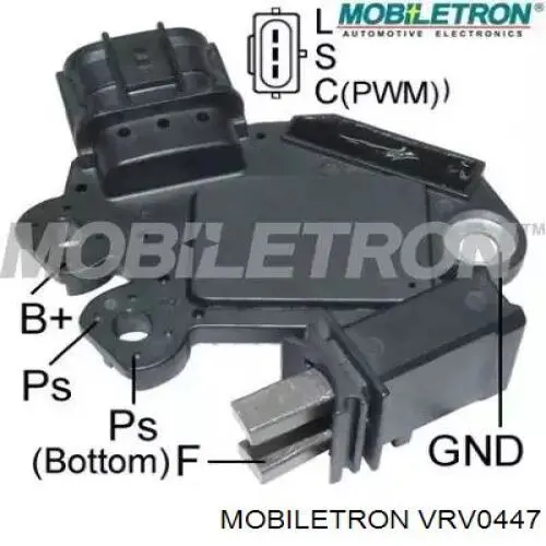 VRV0447 Mobiletron реле-регулятор генератора, (реле зарядки)