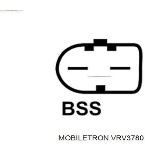 Купити VRV3780 Mobiletron Реле регулятор напруги генератора