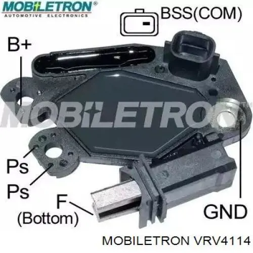 VRV4114 Mobiletron реле-регулятор генератора, (реле зарядки)