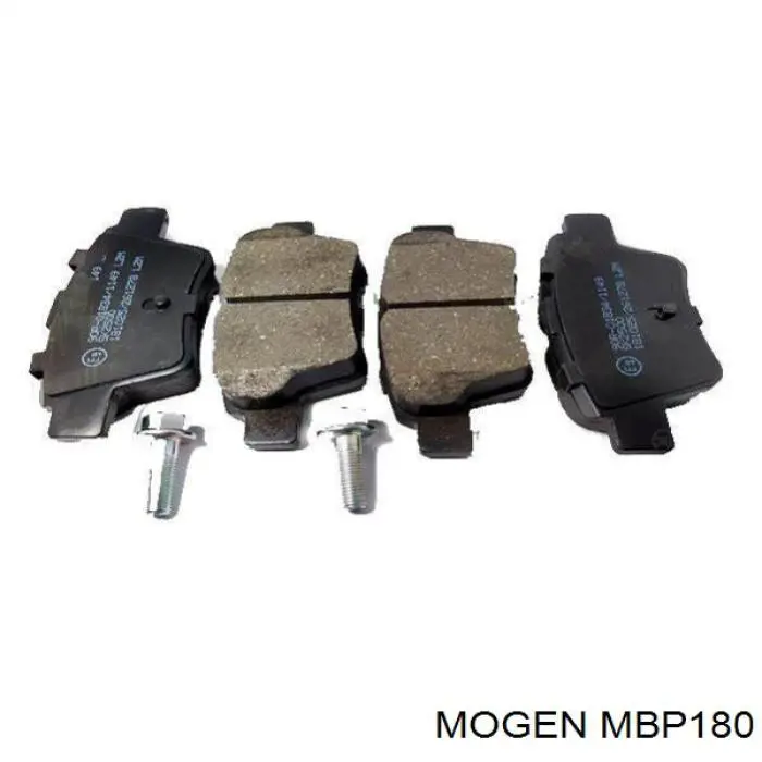 MBP180 Mogen Колодки гальмівні задні, дискові