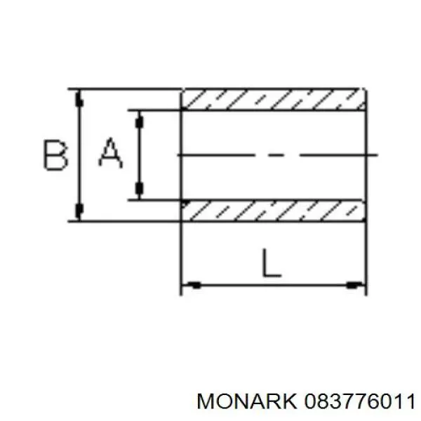 Втулка стартера 83776011 Monark