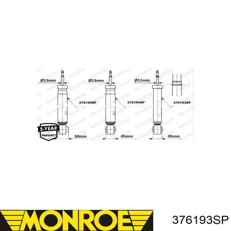 Амортизатор задній 7465G Magneti Marelli