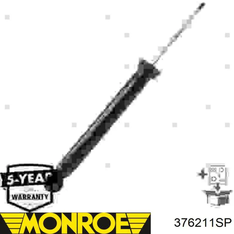 376211SP Monroe амортизатор задній