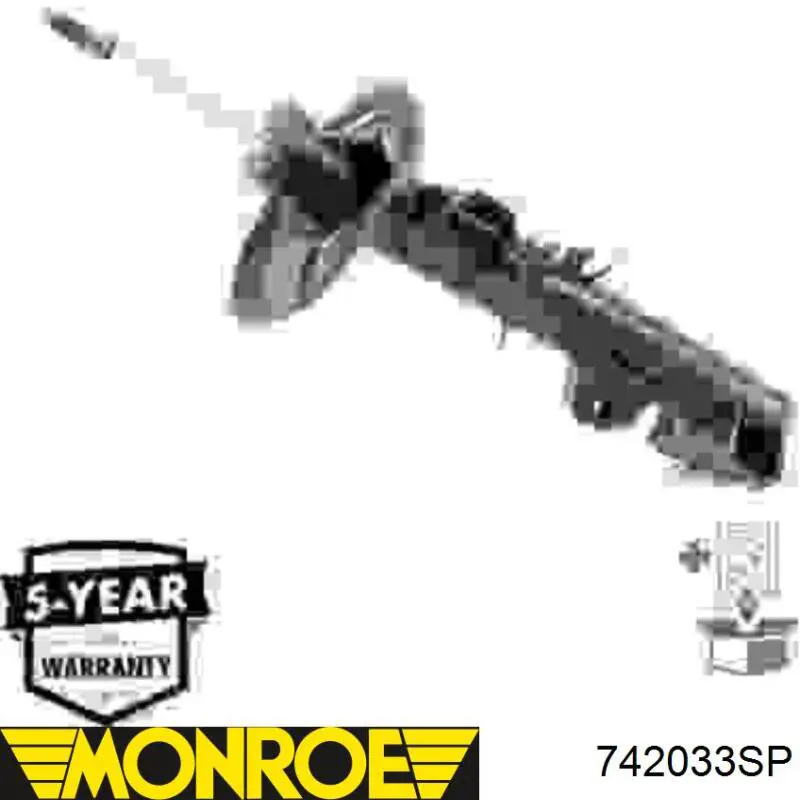 Купити 36613A Boge Амортизатора передній лівий