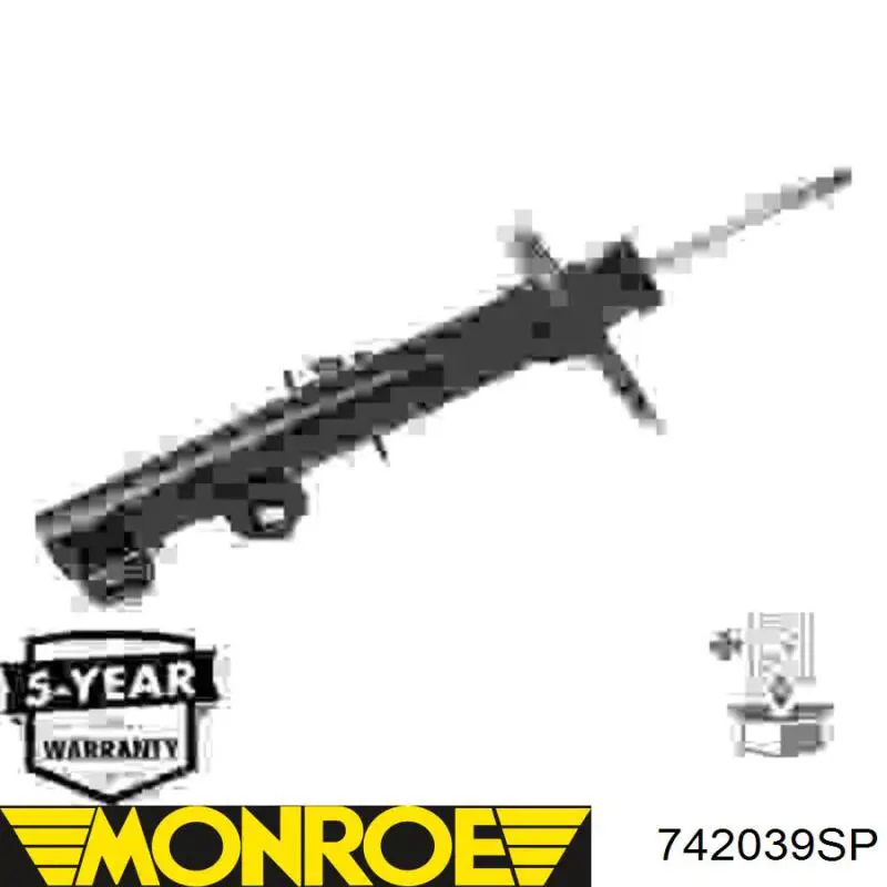Амортизатора передній лівий 742039SP Monroe