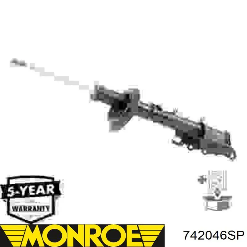 Амортизатор задній 742046SP Monroe