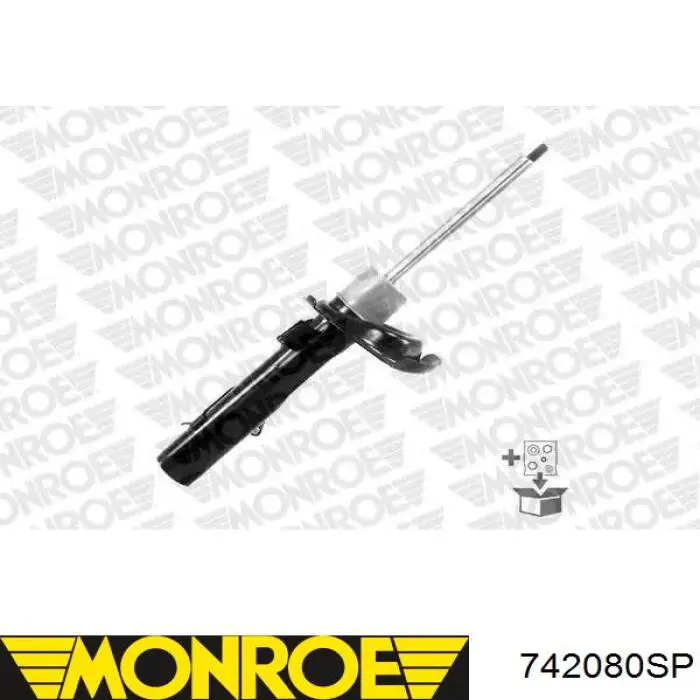 Амортизатор передній, правий Monroe 742080SP ціна, від 59.76 USD