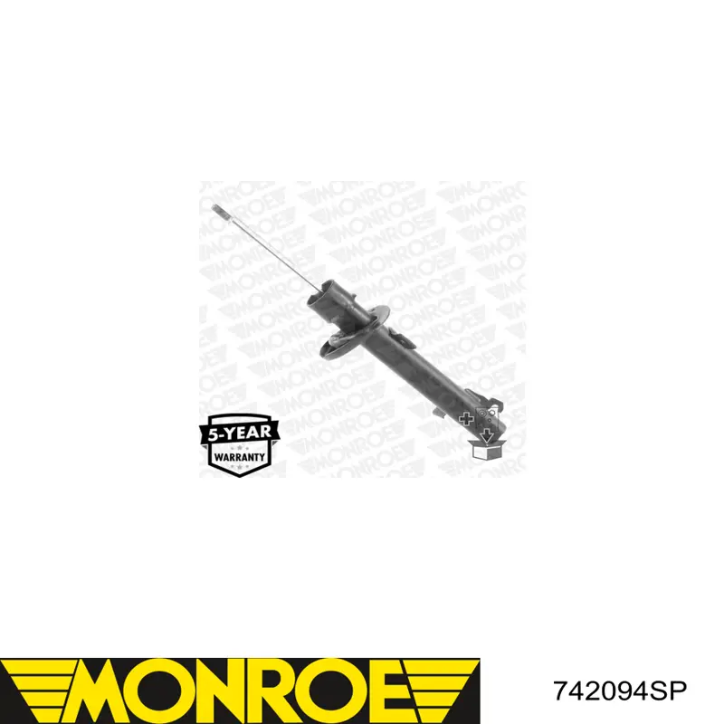 Стійка передня, ліва Monroe 742094SP