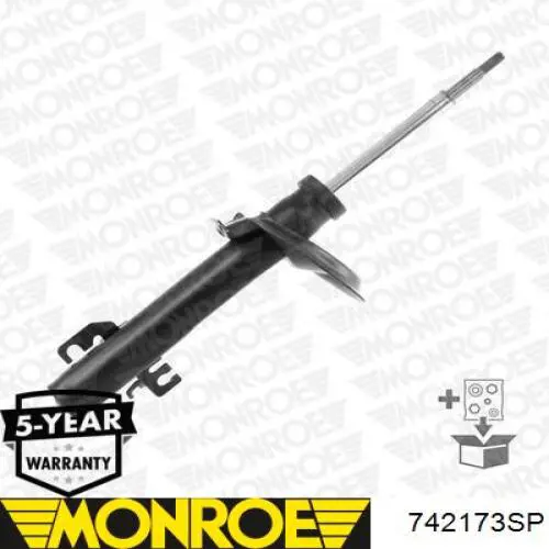 Амортизатор передньої підвіски, лівий Monroe G8620 ціна, від 76.21 USD