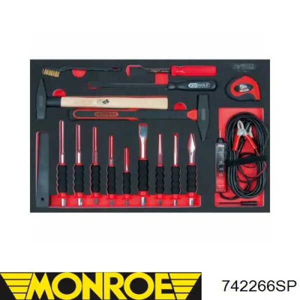 Амортизатор передньої підвіски, лівий Monroe 742266SP ціна, від 68.34 USD
