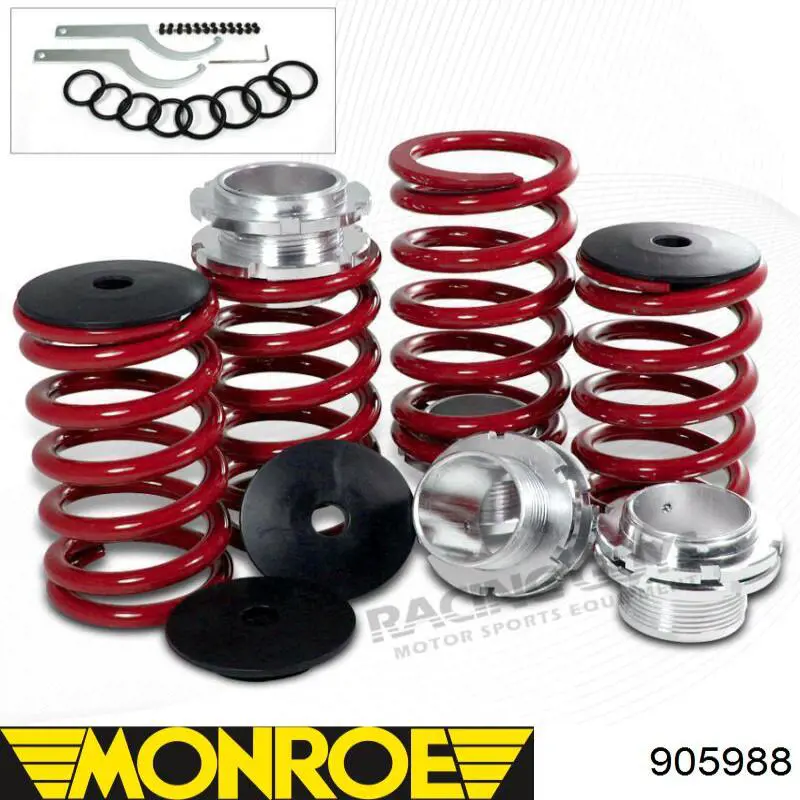 Проставка (гумове кільце) пружини передньої, верхня 905988 Monroe