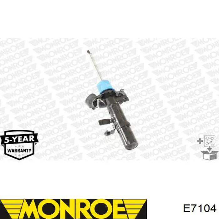 Амортизатора передній лівий 77647302 Kemp