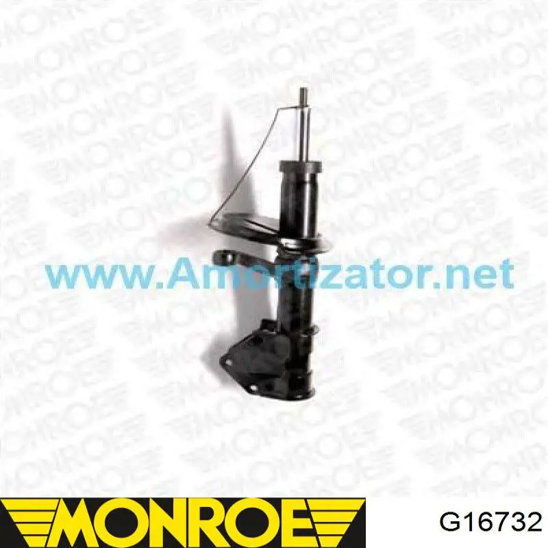 Амортизатор передній, правий MM22047 Japan Parts
