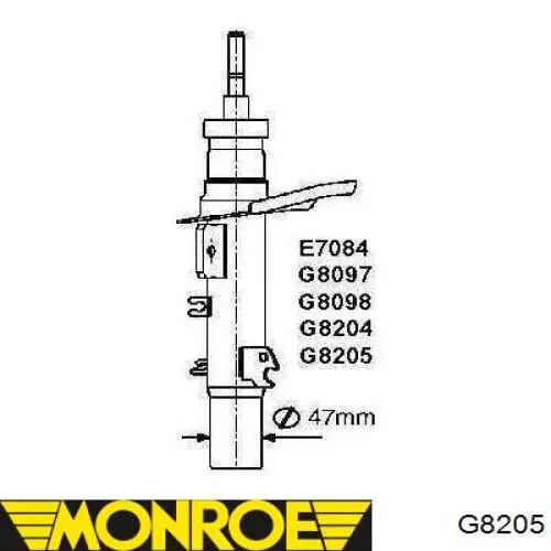 Стійка передня, ліва Monroe G8205