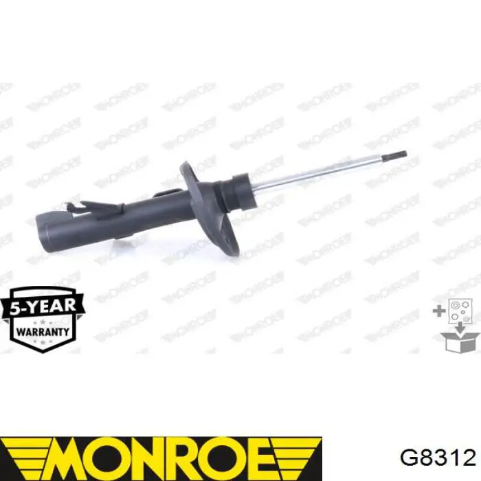 Амортизатор передній, правий Monroe G8312 ціна, від 87.64 USD