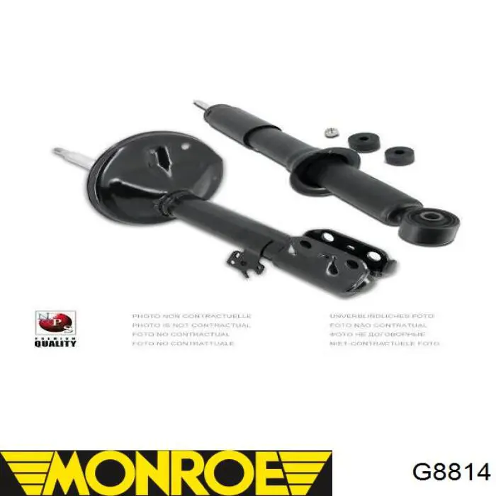 Амортизатор передньої підвіски, лівий Monroe G8814 ціна, від 86.22 USD
