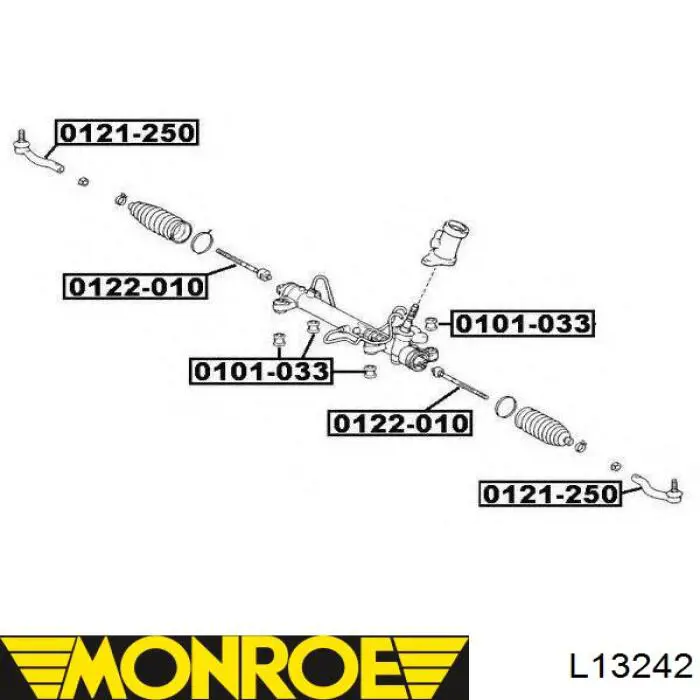 Купити L13242 Monroe Тяга рульова поздовжня