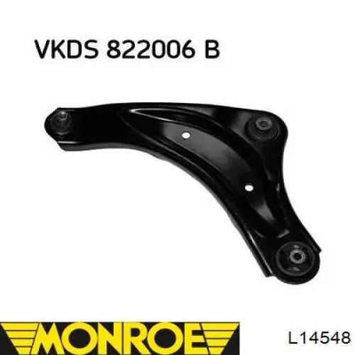 Важіль передній лівий Monroe L14548 ціна, від 43.86 USD