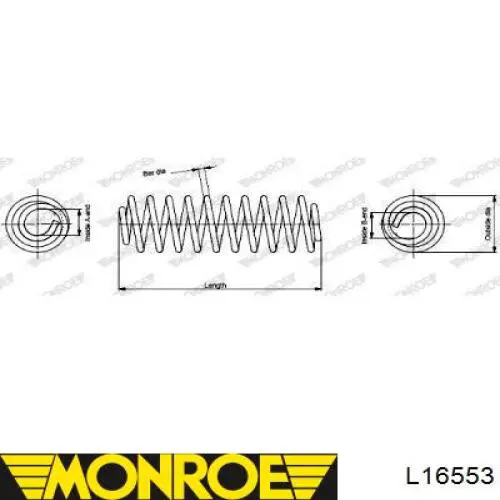 Кульова опора, нижня Monroe L16553 ціна, від 11.65 USD