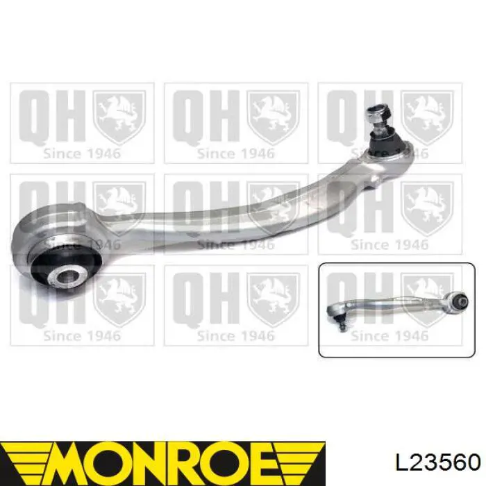 Важіль передній лівий Monroe L23560 ціна, від 74.80 USD
