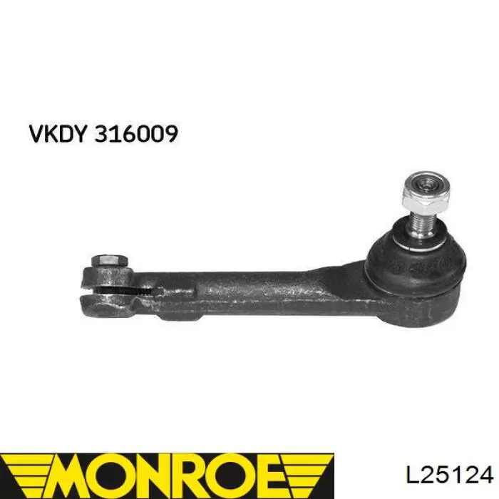 L25124 Monroe Зовнішній наконечник рульової тяги