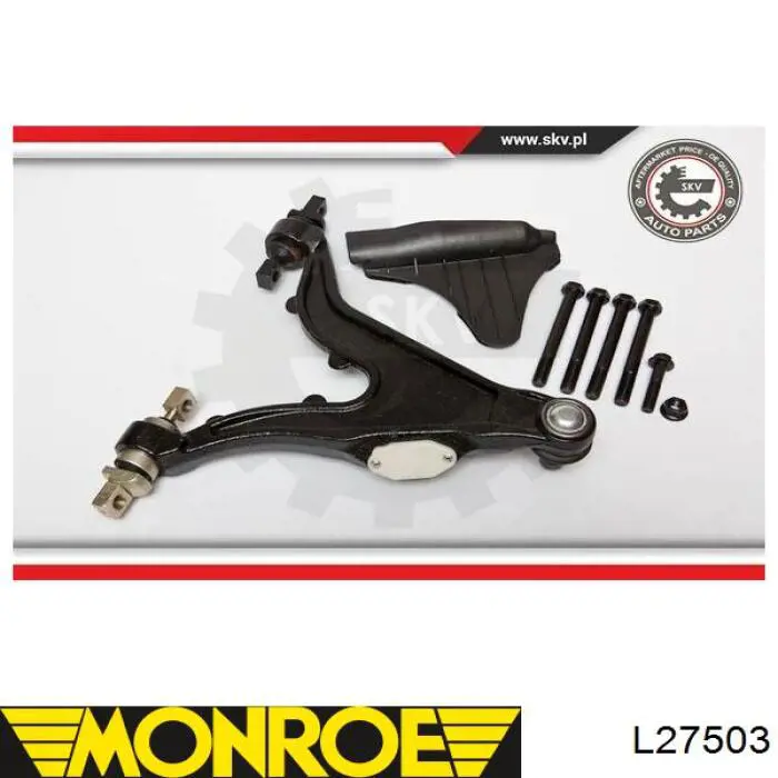 Важіль передньої підвіски нижній, правий Monroe L27503 ціна, від 68.71 USD